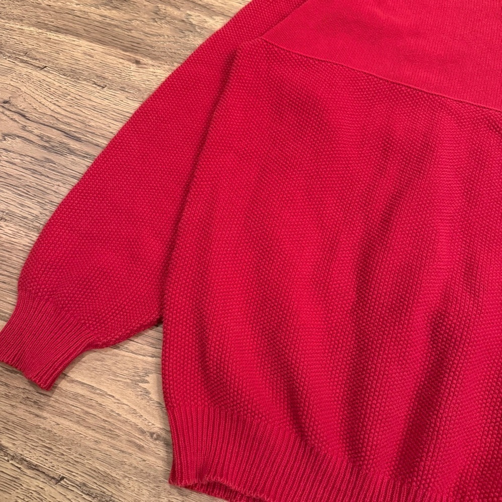 Vtg 80s Indiana HOOSIERS Knit Basketball Bobby Knight Sweater adidas IU XL/L EUC - Picture 3 of 7